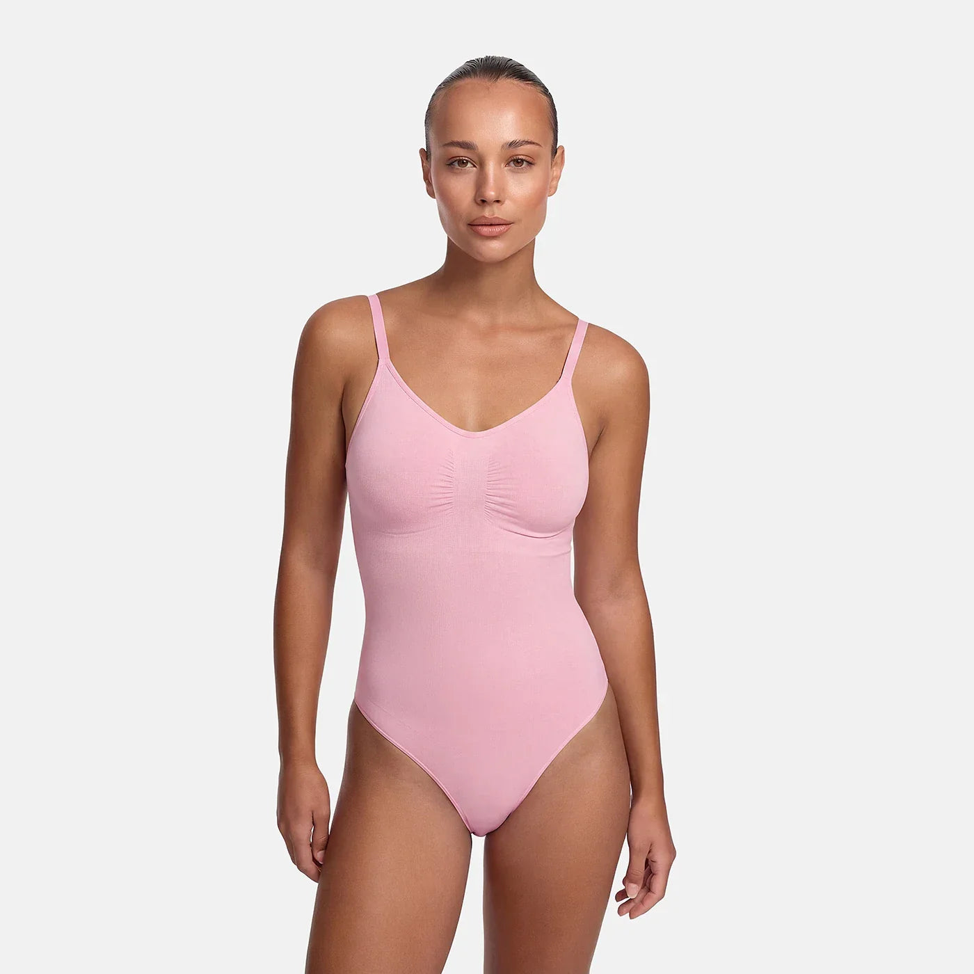 Body gainant en tissu extensible | Body correcteur sans coutures | Contrôle du ventre