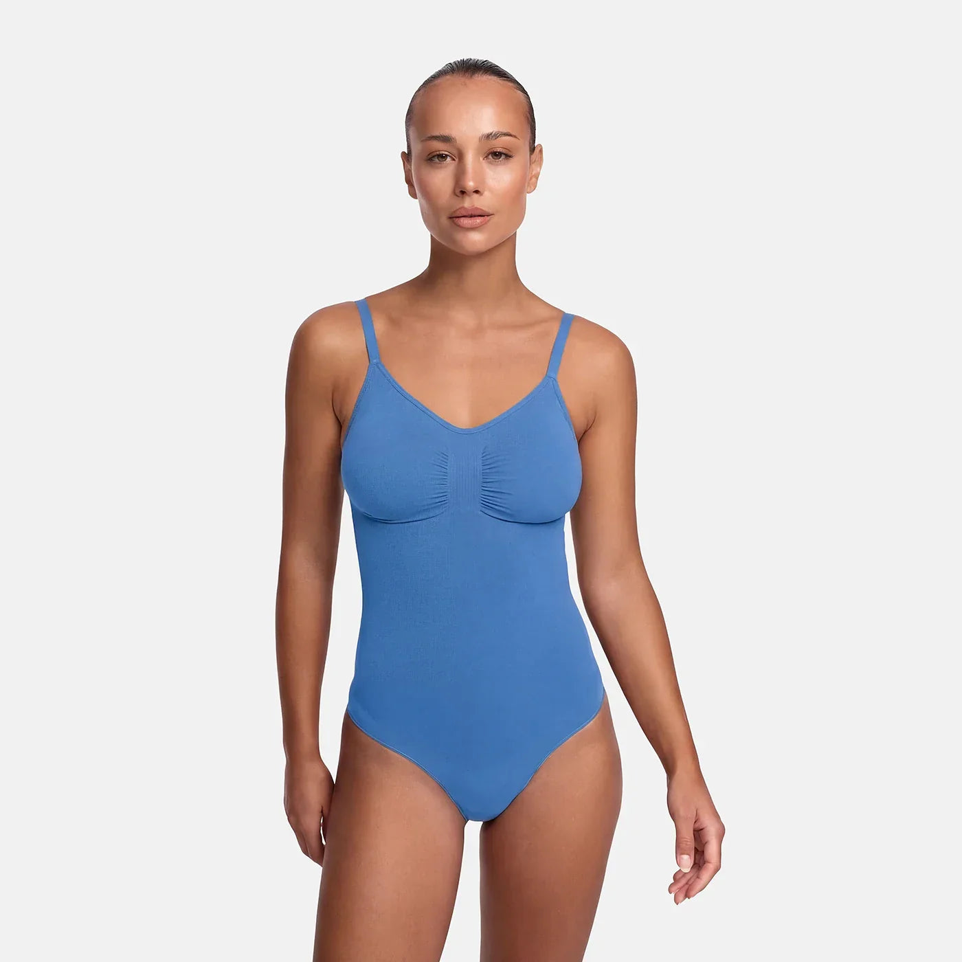 Body gainant en tissu extensible | Body correcteur sans coutures | Contrôle du ventre