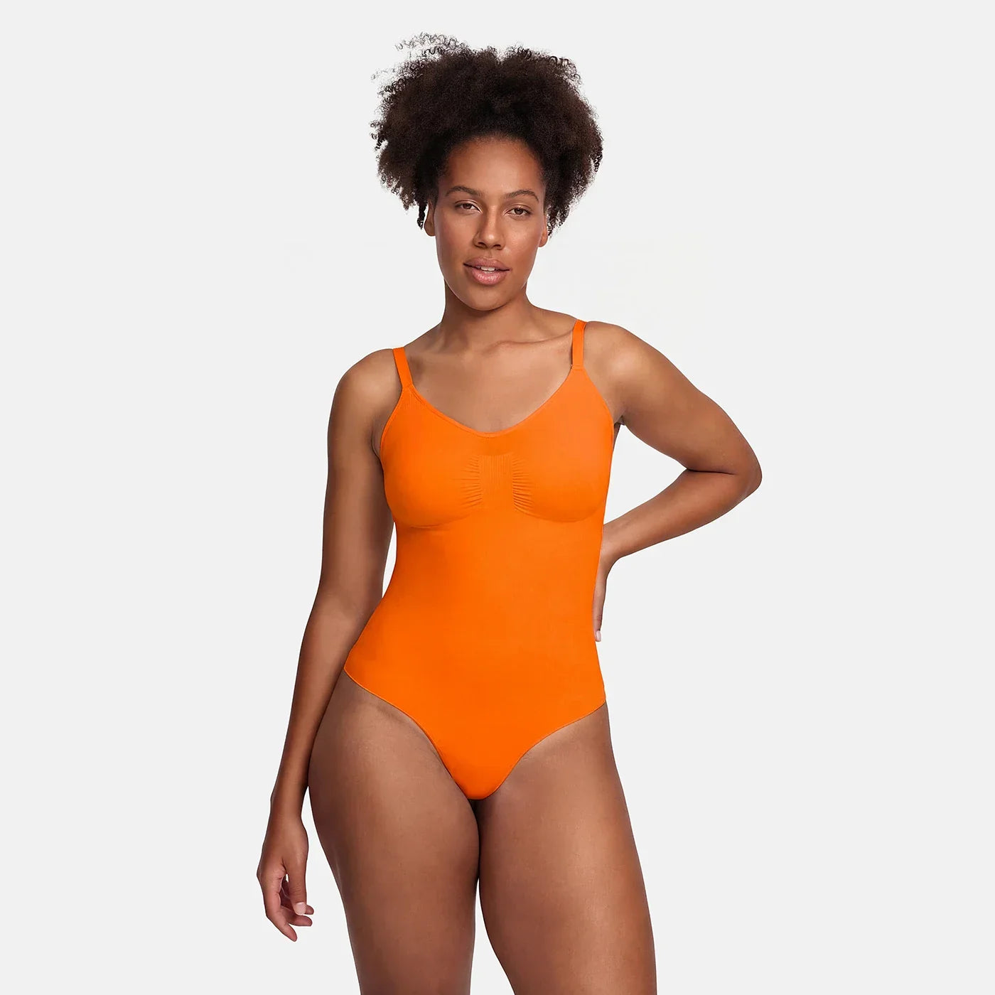 Body gainant en tissu extensible | Body correcteur sans coutures | Contrôle du ventre