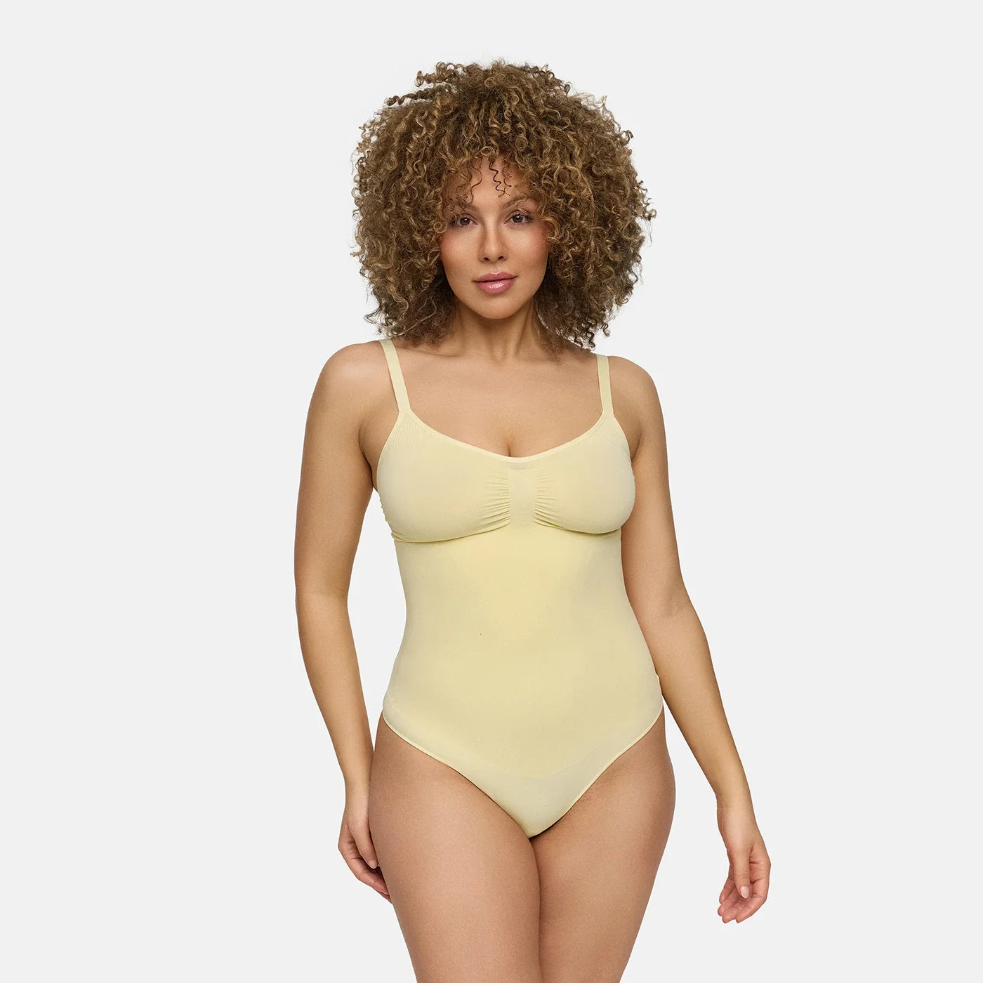 Body gainant en tissu extensible | Body correcteur sans coutures | Contrôle du ventre