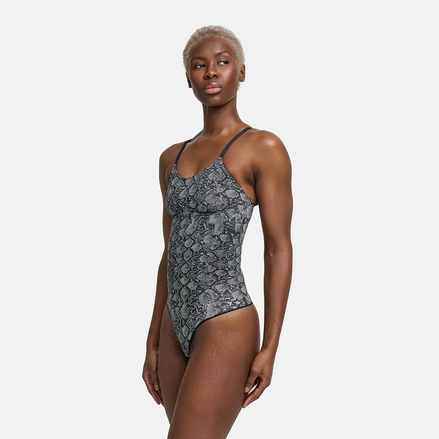 Body gainant en tissu extensible | Body correcteur sans coutures | Contrôle du ventre