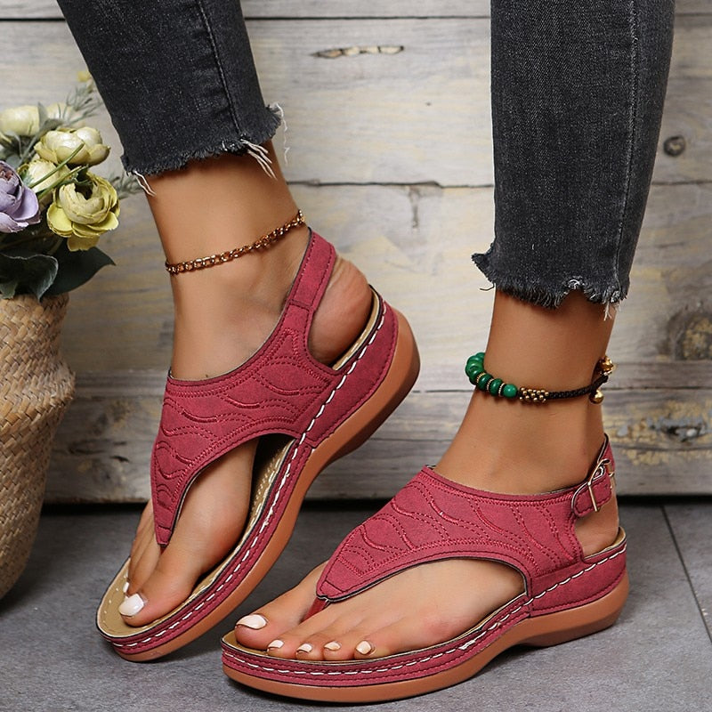 Alma Sandalen | Damessandalen met ergonomisch voetbed-Boutique Moda