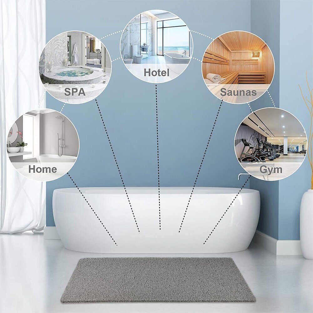Badkamermat - Groot - Sneldrogend - Antislip Badmat - Douchemat-Boutique Moda