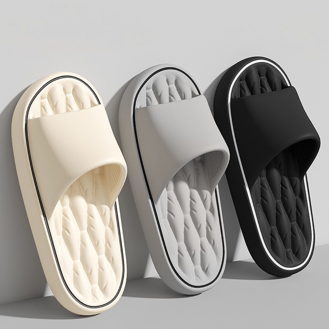 Badslippers | wolkzacht voetbed | antislipzool-Boutique Moda