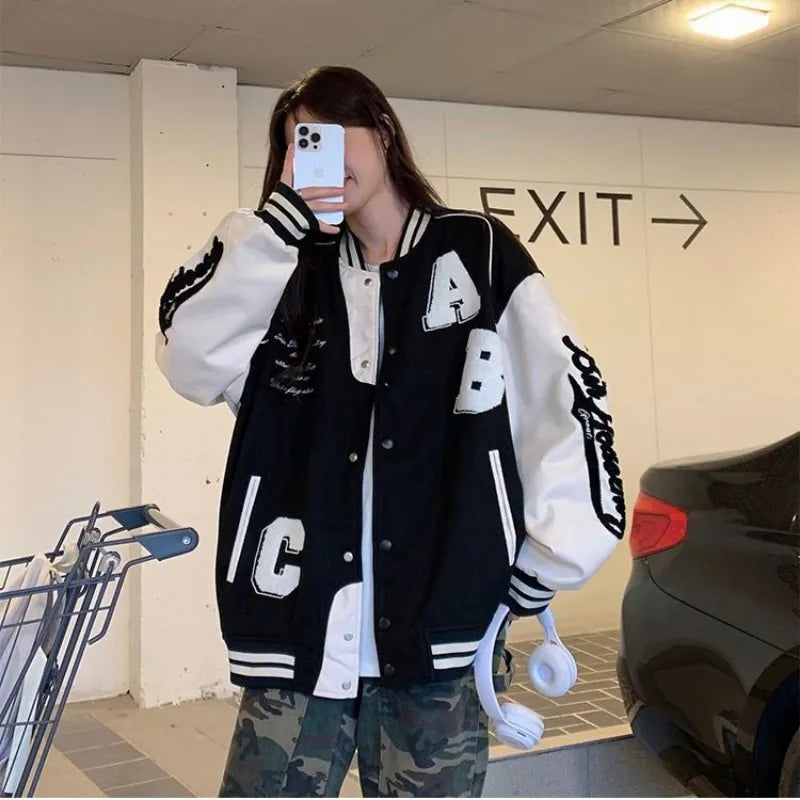 Baseball Jas - Oversized - Vintage - Damesjas - Bomberjack-Boutique Moda