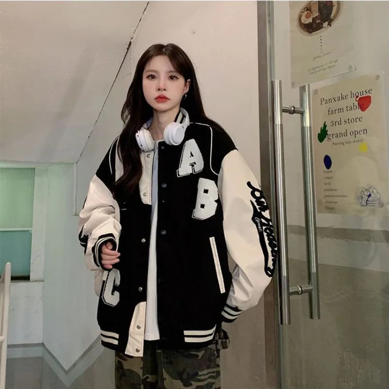 Baseball Jas - Oversized - Vintage - Damesjas - Bomberjack-Boutique Moda