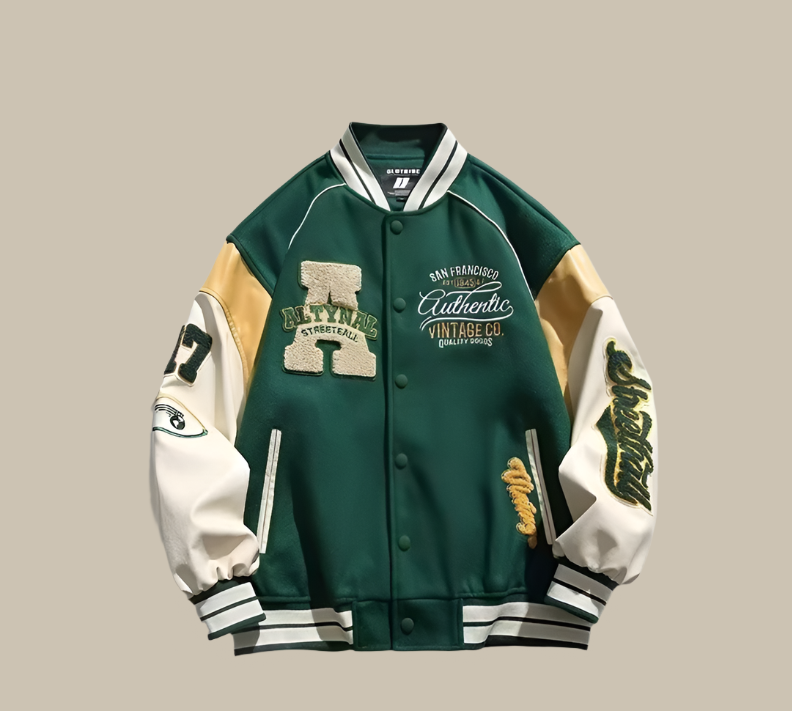 Baseballjas - Oversized - Varsityjas - Bomberjack - Herenjas-Boutique Moda