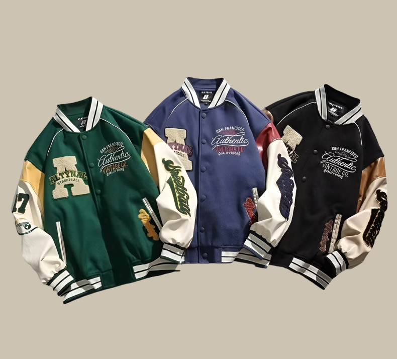 Baseballjas - Oversized - Varsityjas - Bomberjack - Herenjas-Boutique Moda