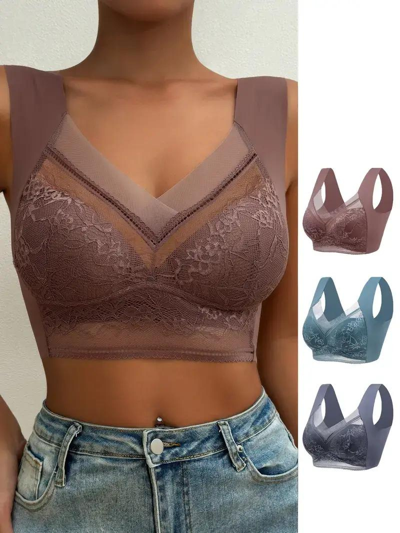 Beha Set, Kant, Push Up, Draadloze Beha, Lingerie-Boutique Moda