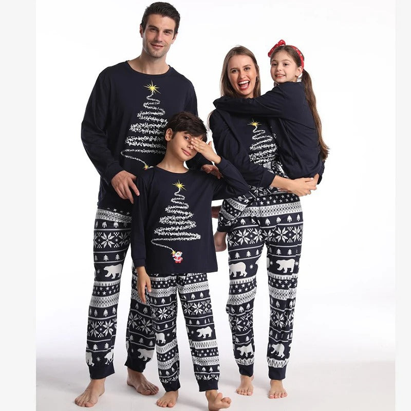 Bijpassende pyjama - Knus - Lange mouwen - Bijpassende kerstpyjama - Kerstpyjama voor het hele gezin-Boutique Moda
