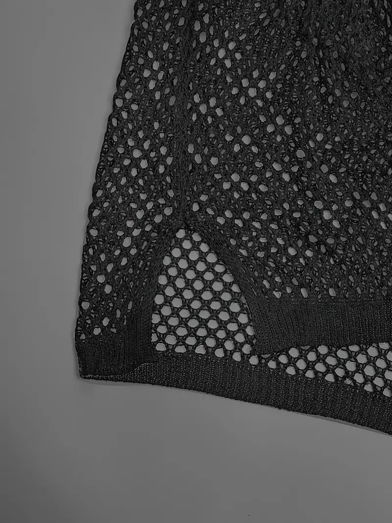 Bikini cover-up - Open voorkant - Gehaakt - strandgewaad - Strandkleding-Boutique Moda