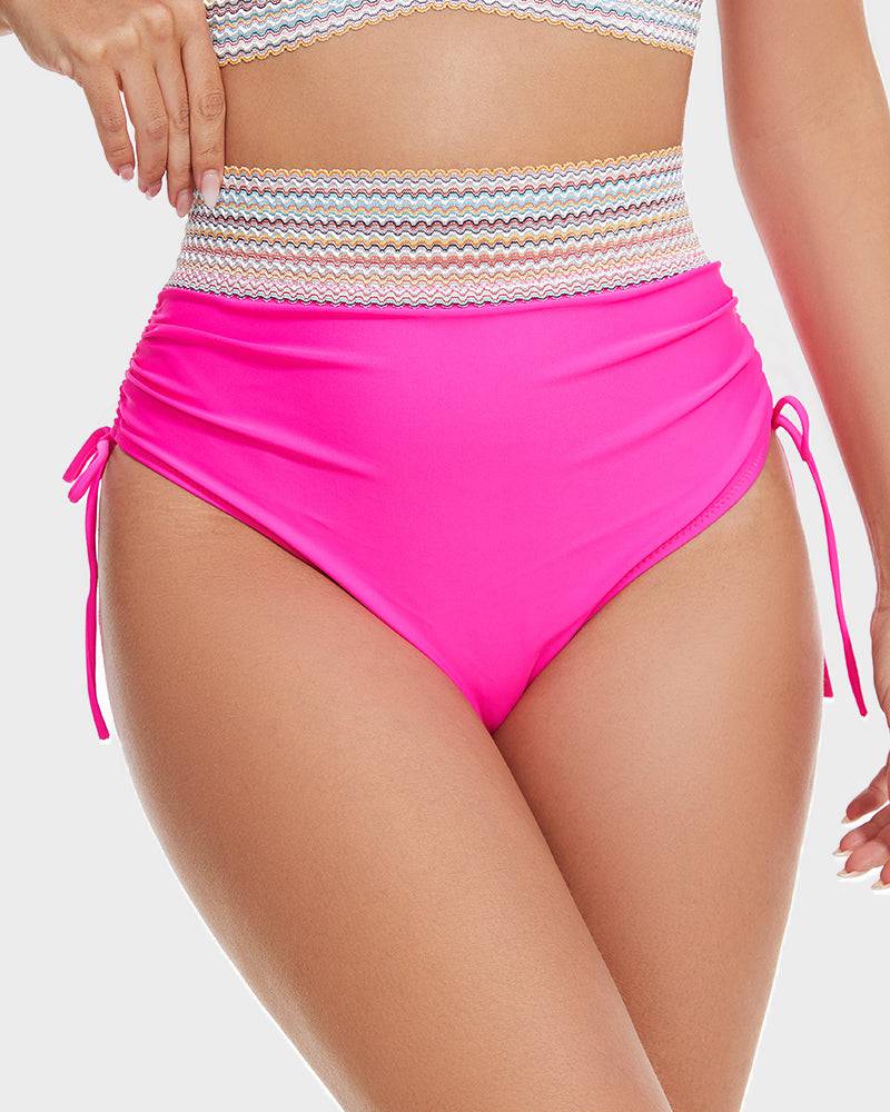 Bikiniset - Tweedelig - V-hals - Bikini met hoge taille - Zwemkleding voor dames-Boutique Moda