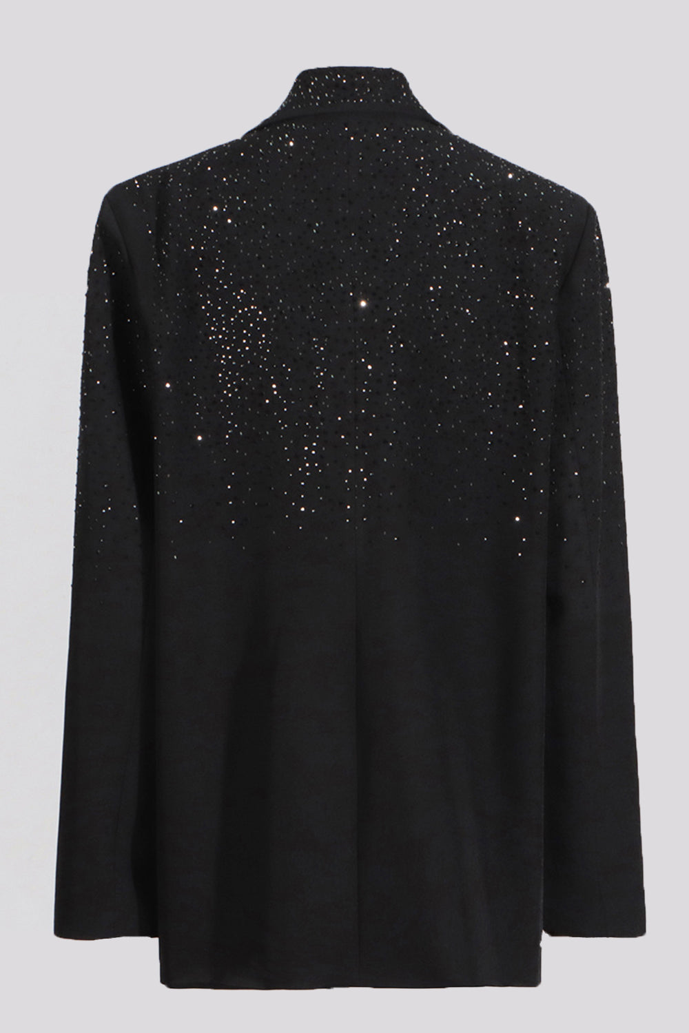 Blazer met Lovertjes | Oversized | Lang | Zwarte Blazer | Blazer voor dames-Boutique Moda
