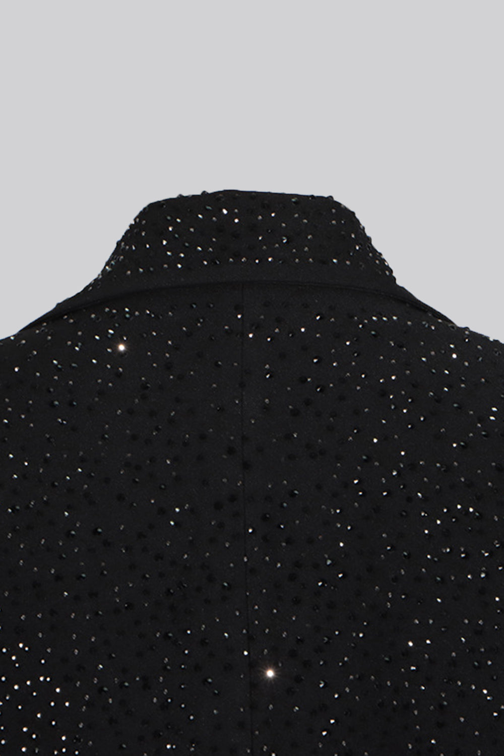Blazer met Lovertjes | Oversized | Lang | Zwarte Blazer | Blazer voor dames-Boutique Moda