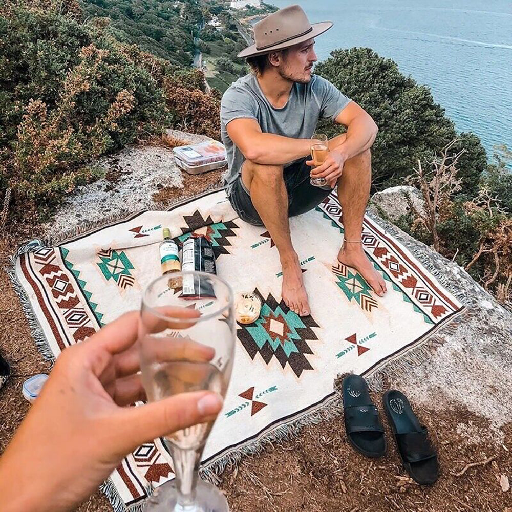 Boho Picnic Blanket | Trendy bohemian deken voor je buitenactiviteiten-Boutique Moda