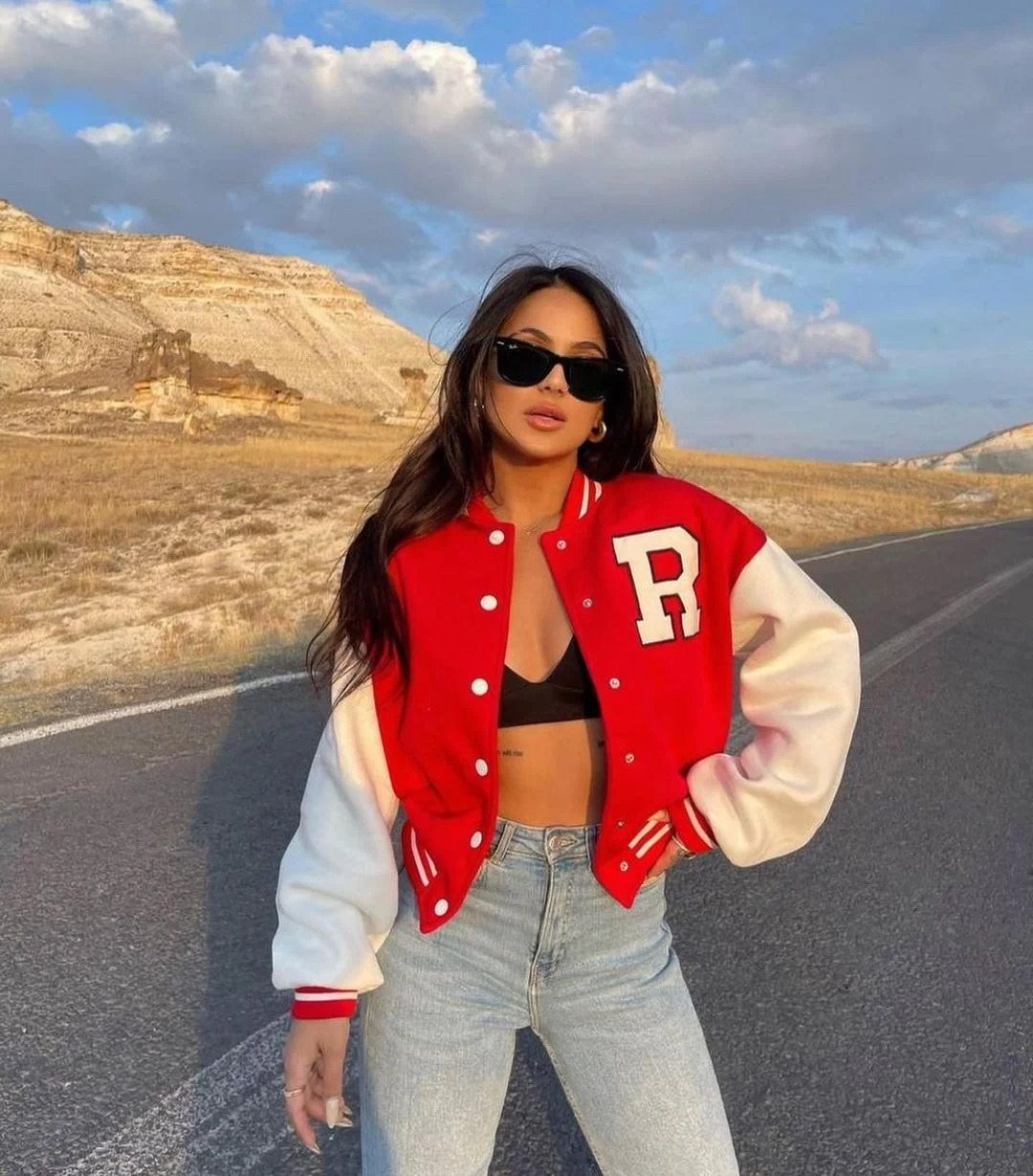 Bomberjack | Oversized | Met knopen | Baseballjack | Damesjack-Boutique Moda