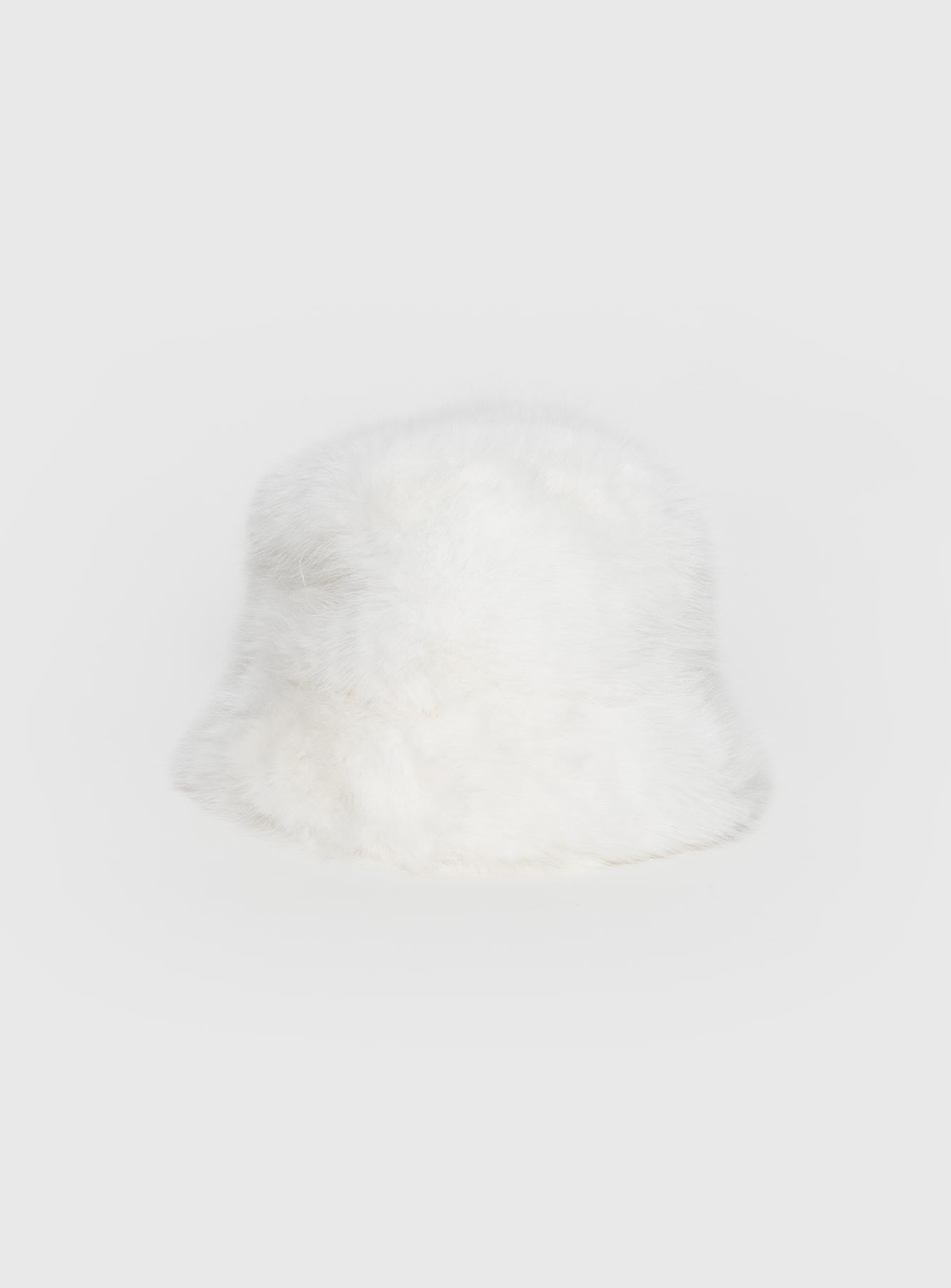 Bontmuts | Wit | Bont | Wintermuts | Vrouwenmuts-Boutique Moda