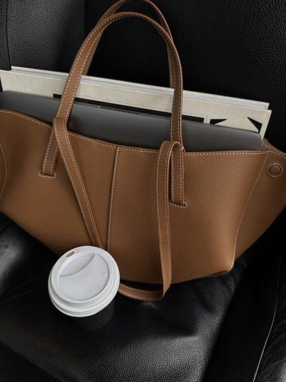 Boodschappentas - Groot - Kunstleer - Schoudertas - Draagtas-Boutique Moda