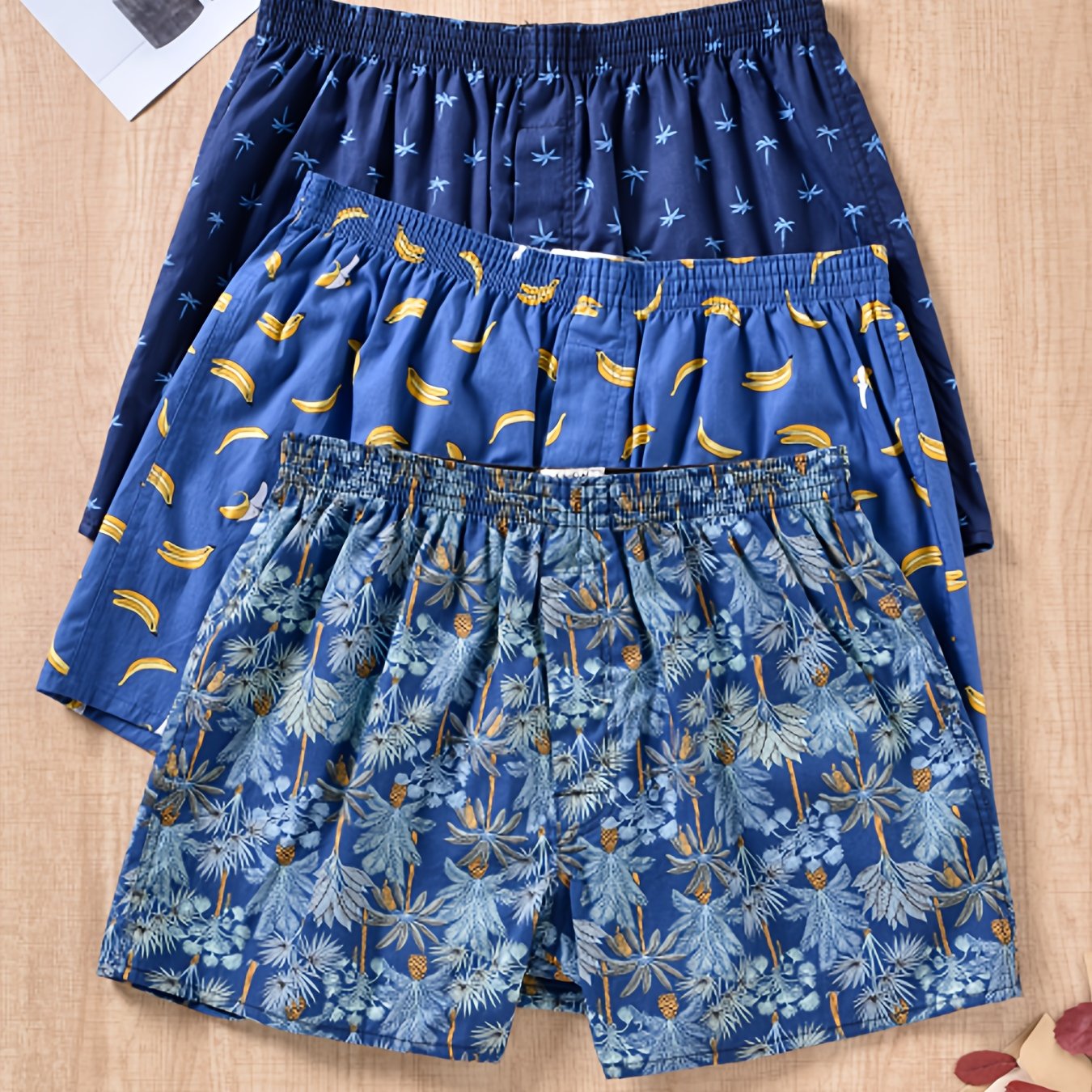 Boxershorts set - 3-pack boxershorts van katoen voor mannen-Boutique Moda