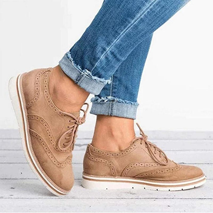 Brogue schoenen | Veters | Casual dames sneakers-Boutique Moda