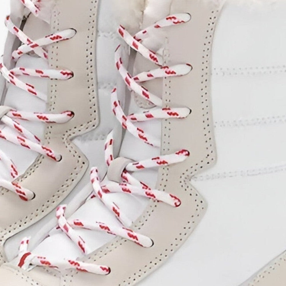 Sneeuwlaarzen | Vetersluiting | Antislip | Bontgevoerde Laarzen | Winterlaarzen voor vrouwen