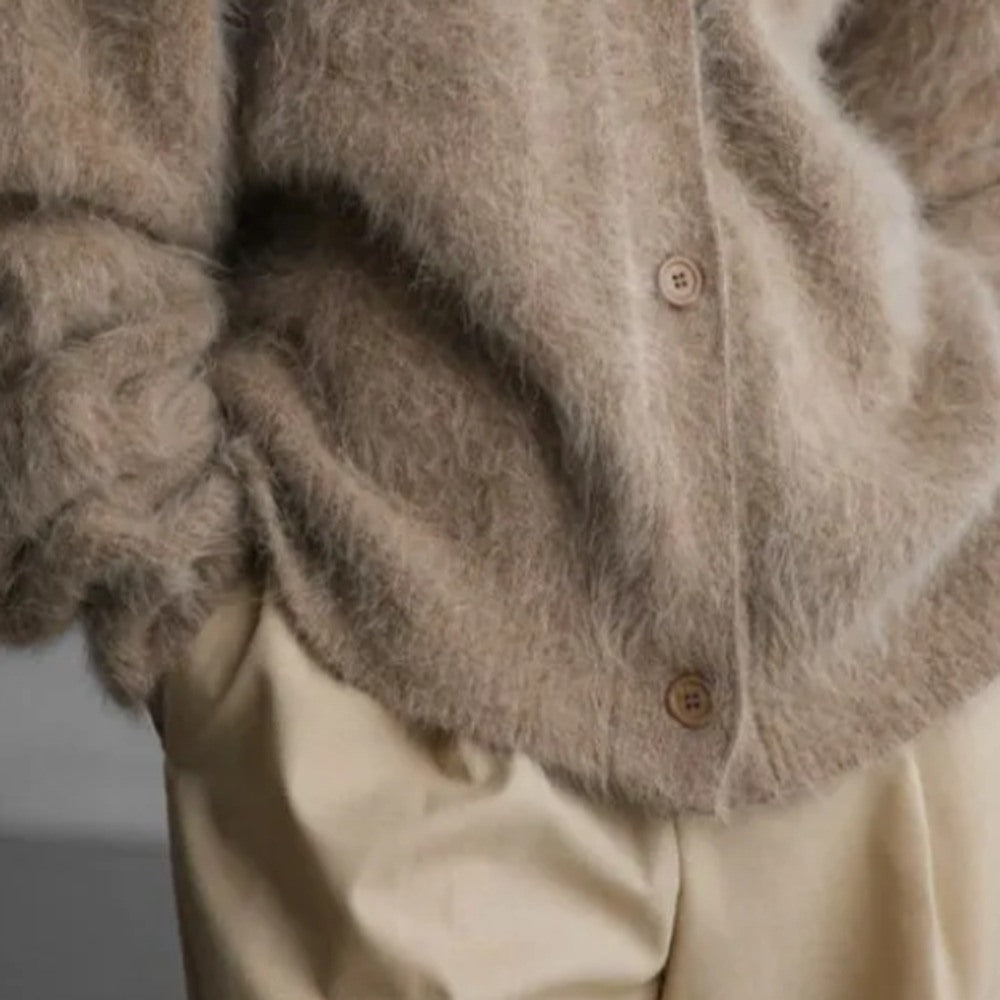 Damesvest, close-up