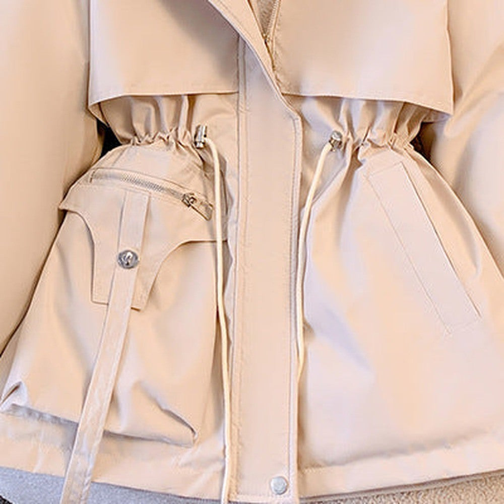 Winterjas, close-up