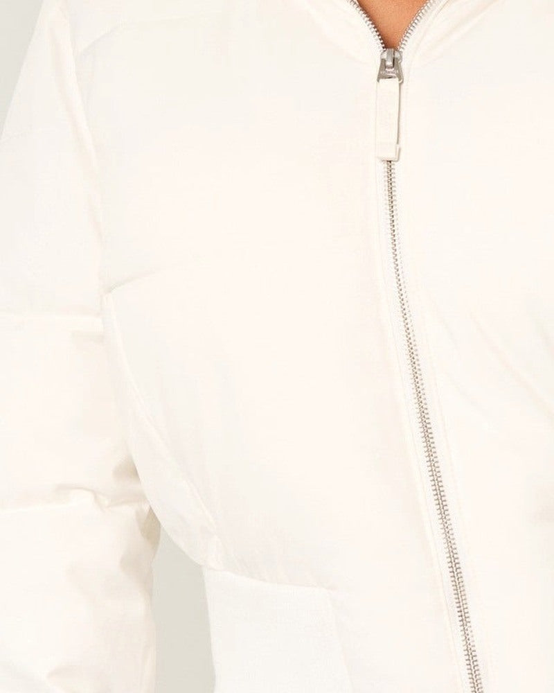 Winterjas, close-up