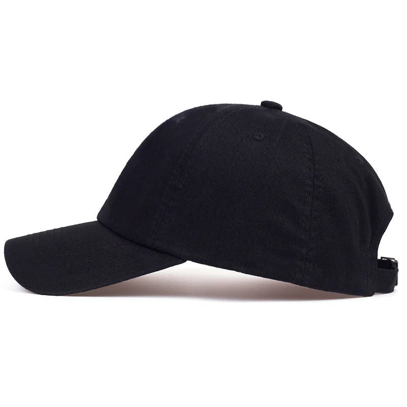 Cap - Zwart - Verstelbaar - Baseball Cap - Hoeden-Boutique Moda