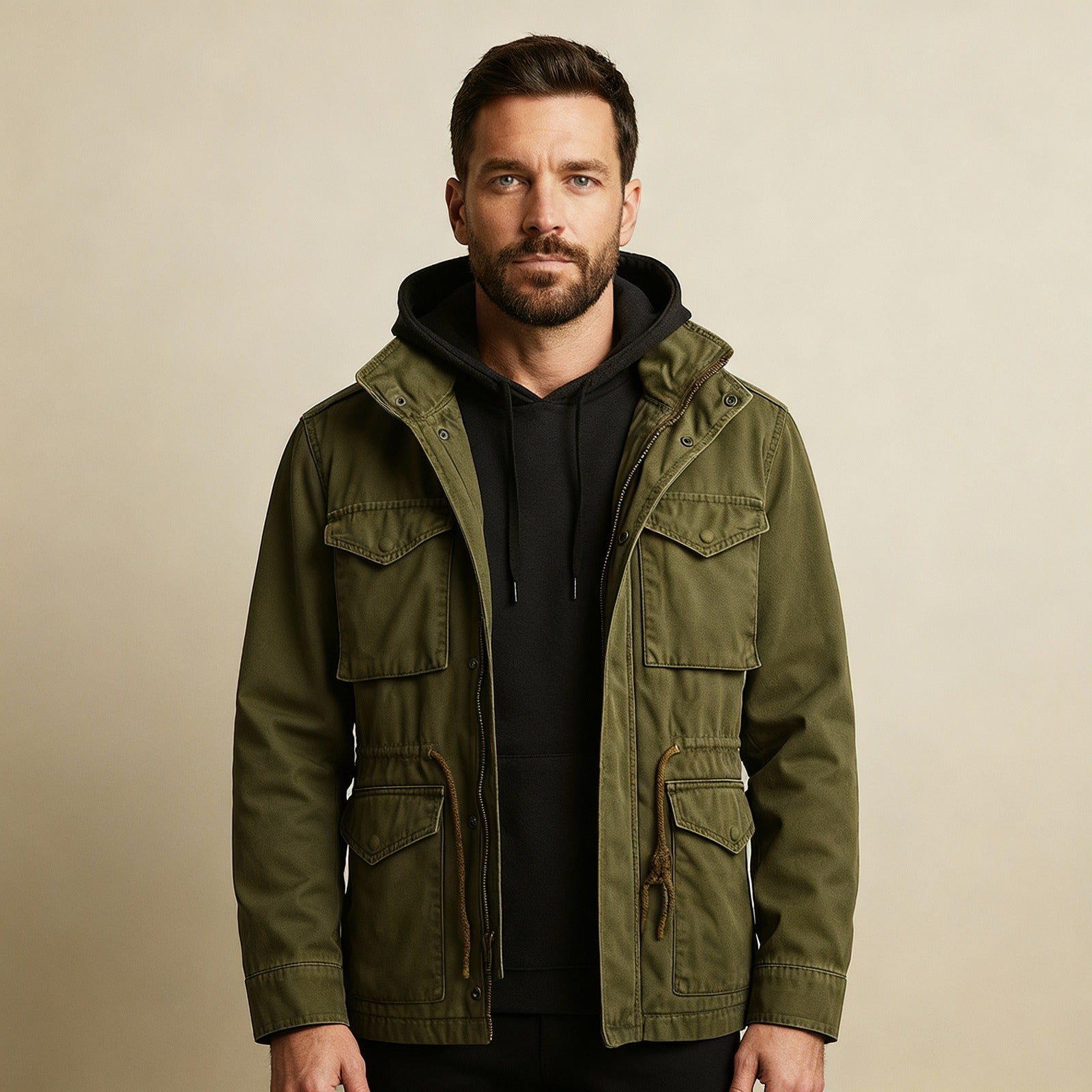 Cargo Jas - Koord - Parka - Legerjas - Herenjas-Boutique Moda