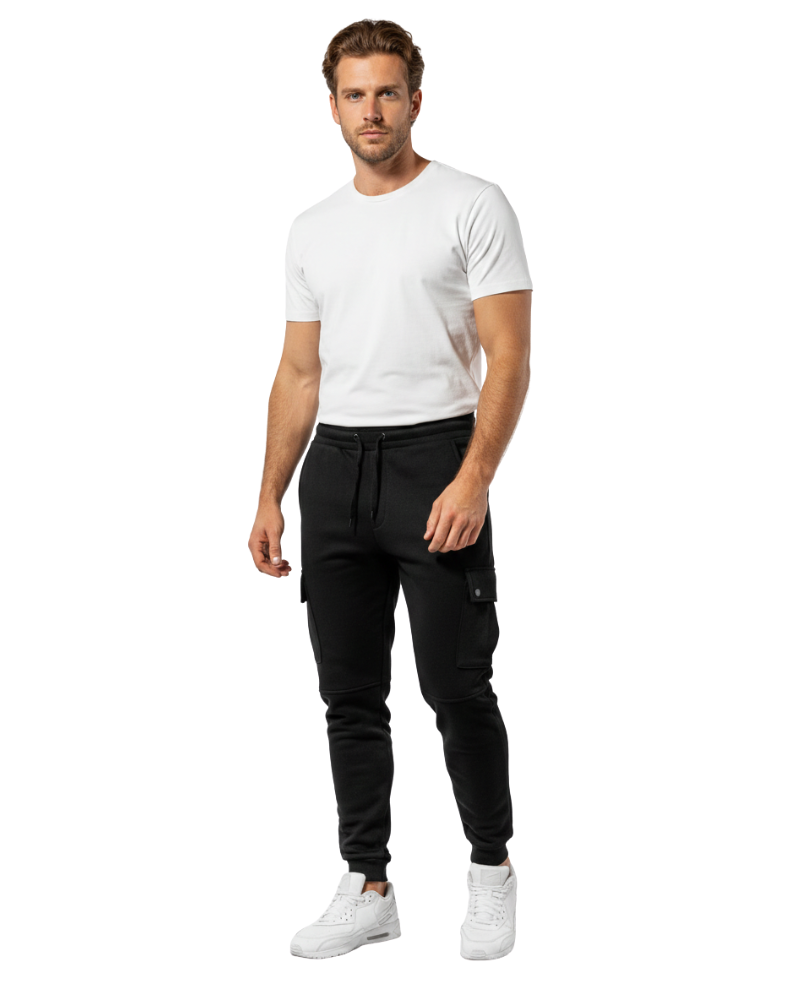 Cargo Joggers - Slim Fit Joggerbroek met koord voor heren-Boutique Moda