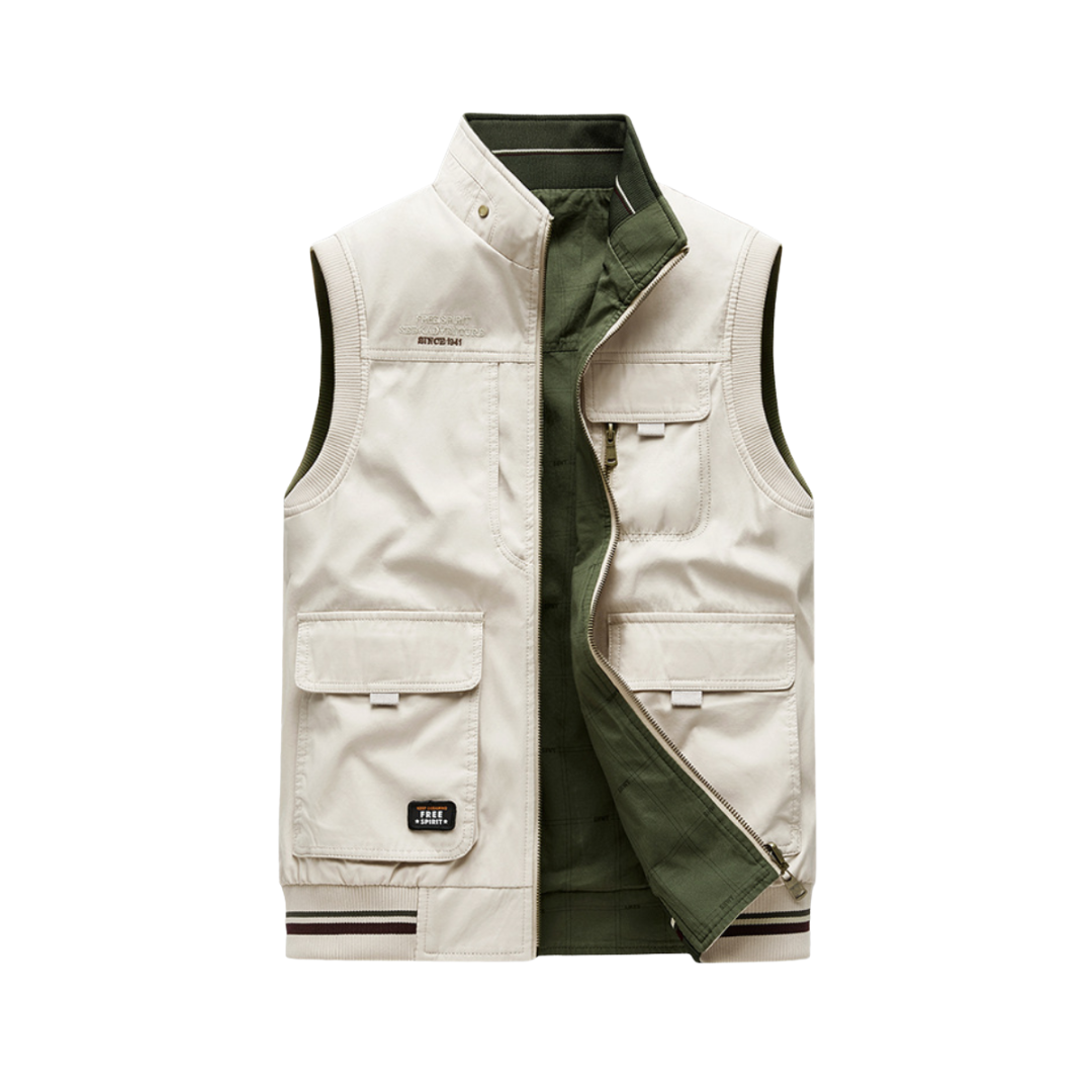 Cargo Vest | Mouwloos | Zakken | Werkvest | Herenvest-Boutique Moda