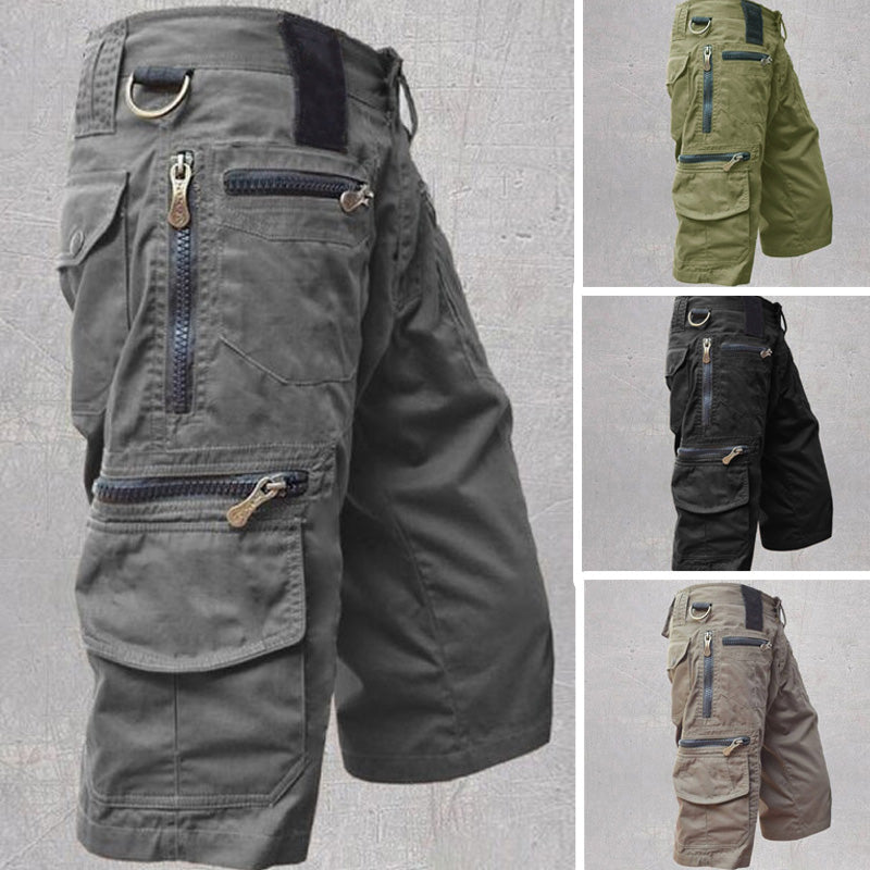 Cargo-shorts – Casual tactische shorts voor heren met handige zakken-Boutique Moda