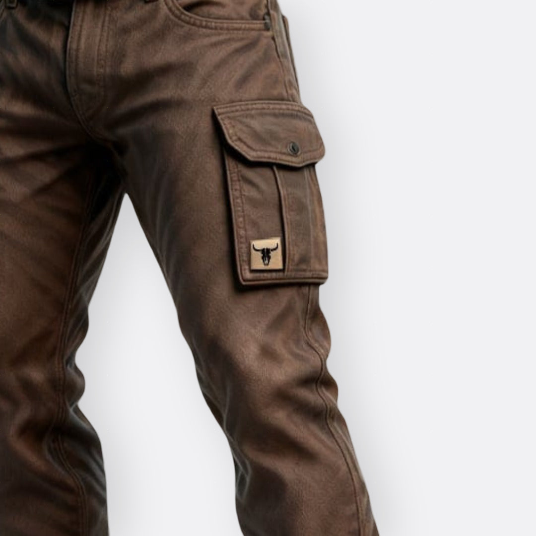 Cargobroek | Bruin | Praktische zakken | Outdoorbroek | Herenbroek-Boutique Moda