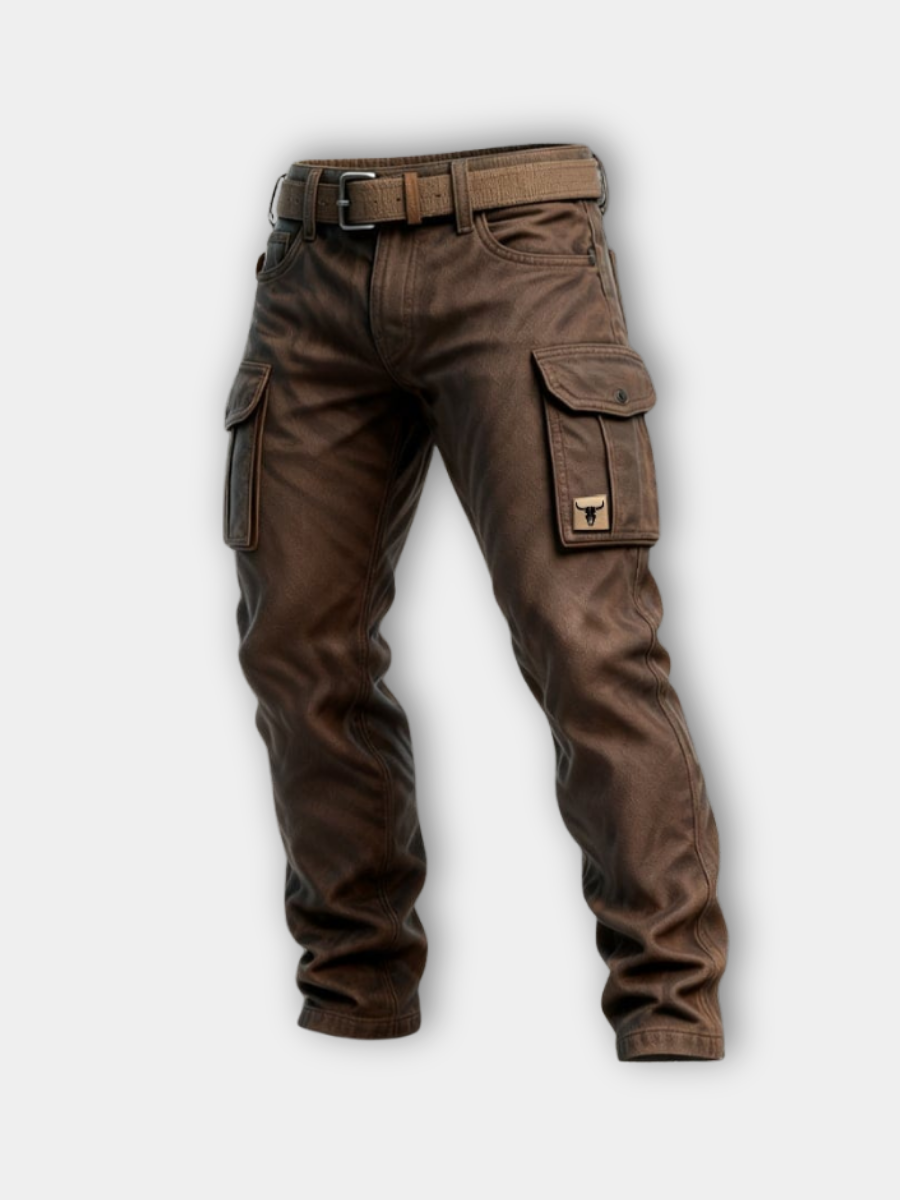 Cargobroek | Bruin | Praktische zakken | Outdoorbroek | Herenbroek-Boutique Moda