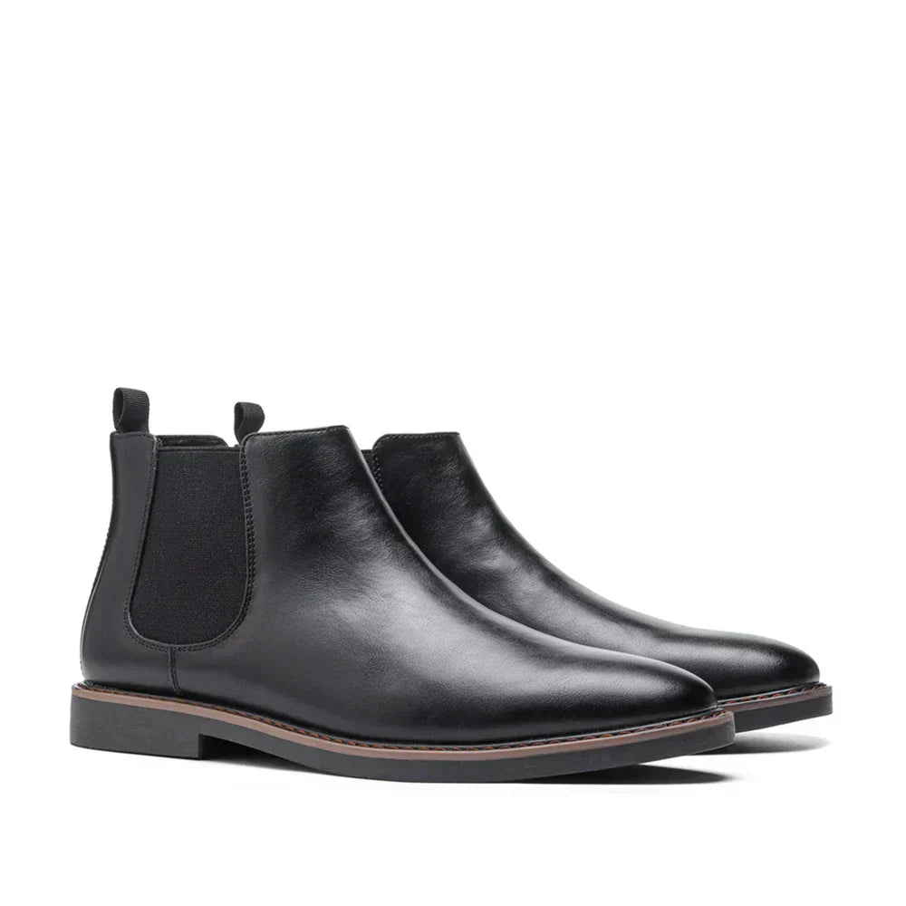 Bottes Chelsea - Bottines plates à enfiler pour homme