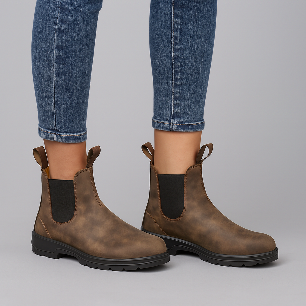 Chelsea-laarzen - Slip-on enkellaarzen voor dames-Boutique Moda