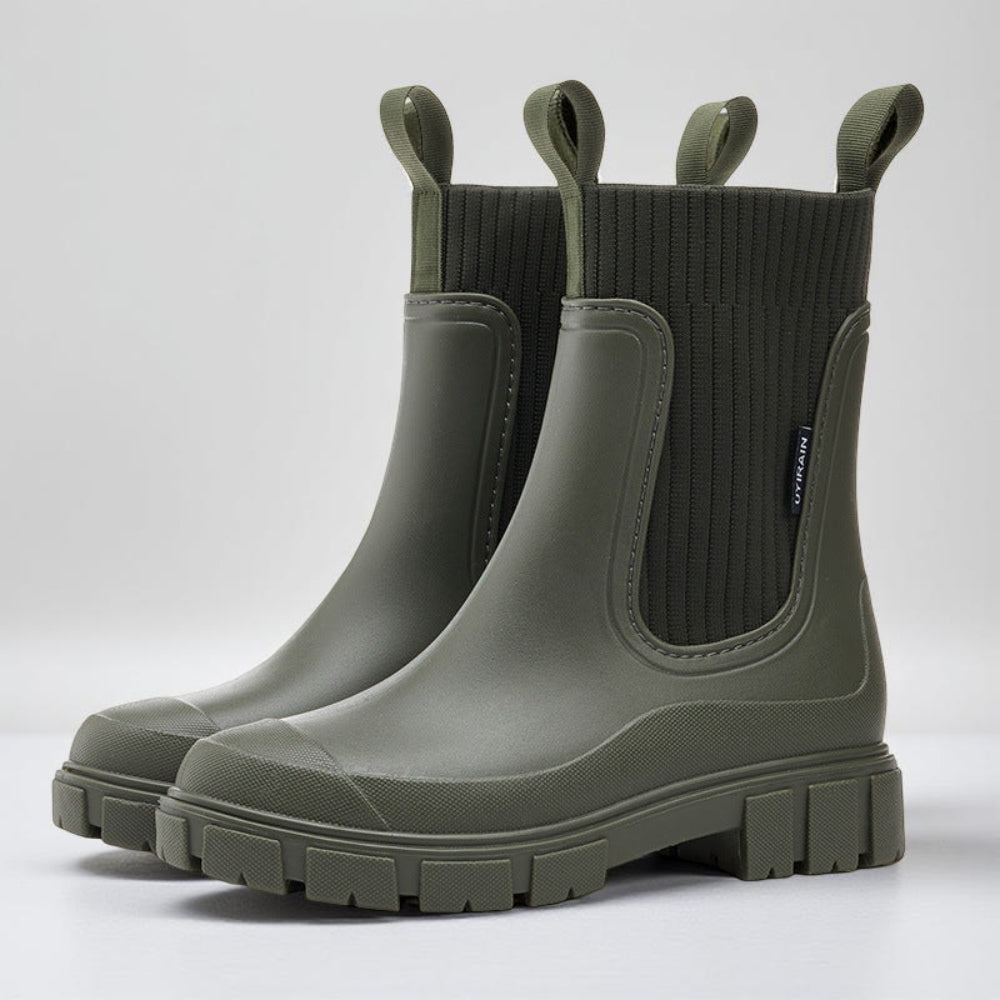 Chelsea regenlaarzen dames | waterdicht | grove profielzool-Boutique Moda