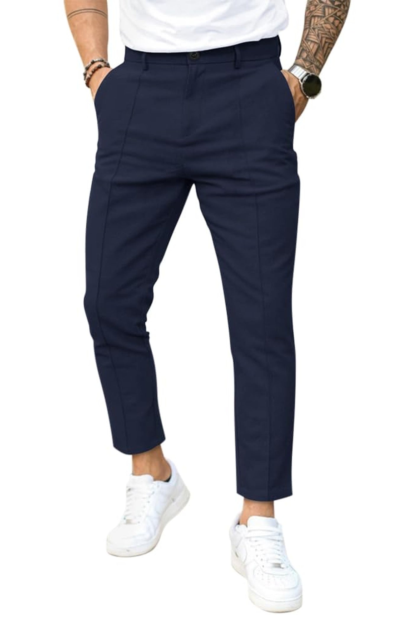 Chino broeken | Stretch | Slim fit | Skinny chino's | Herenbroeken-Boutique Moda