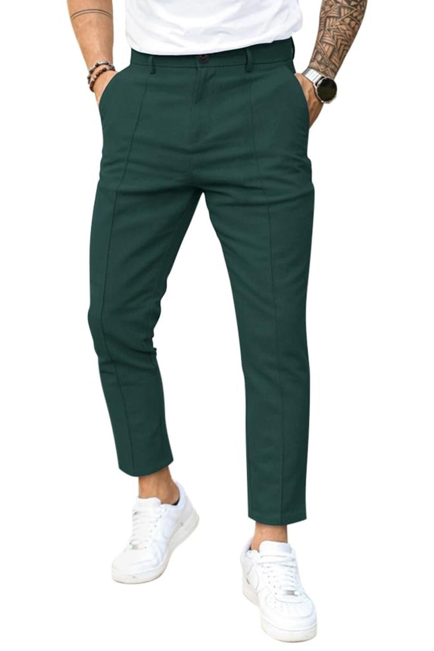 Chino broeken | Stretch | Slim fit | Skinny chino's | Herenbroeken-Boutique Moda