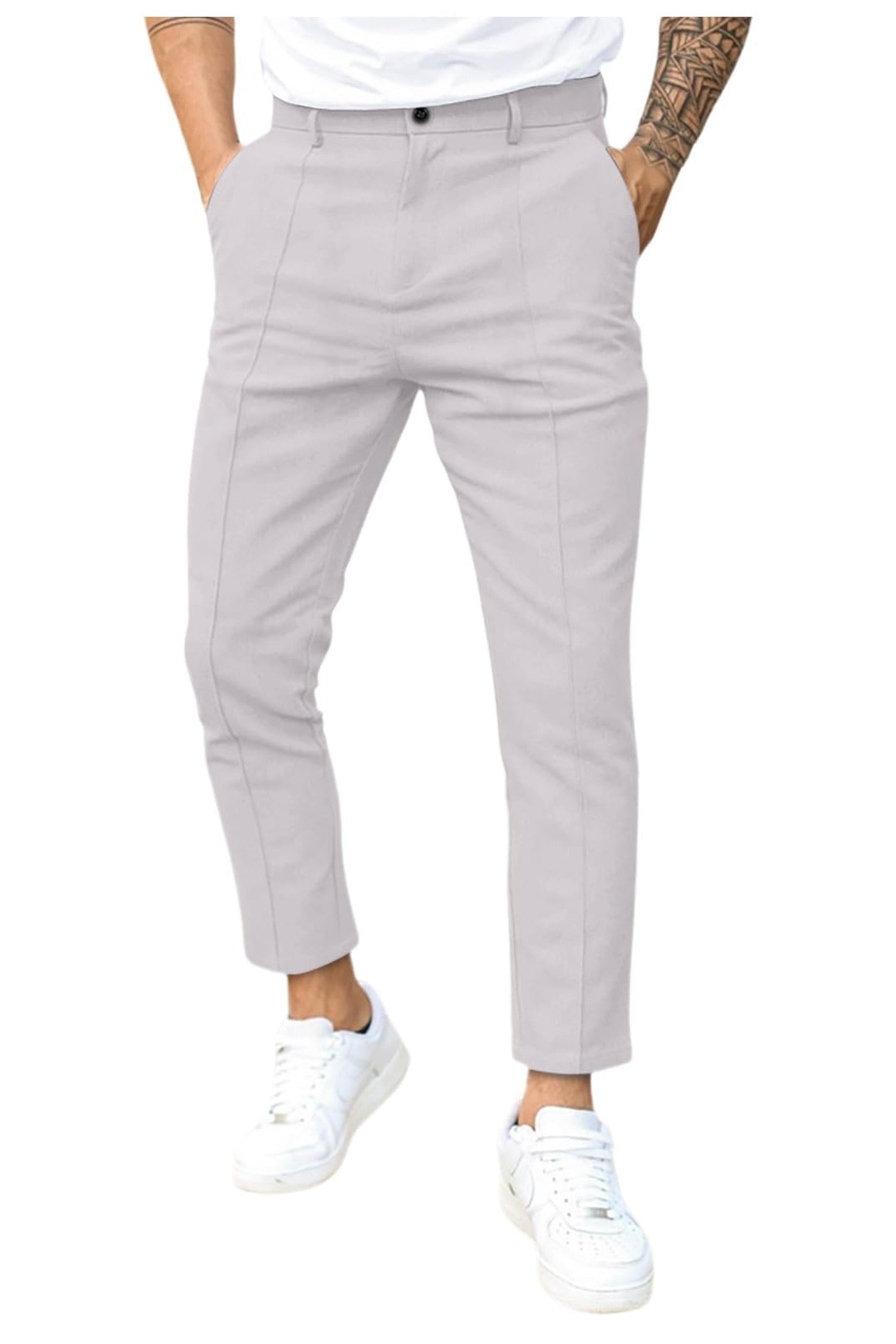 Chino broeken | Stretch | Slim fit | Skinny chino's | Herenbroeken-Boutique Moda