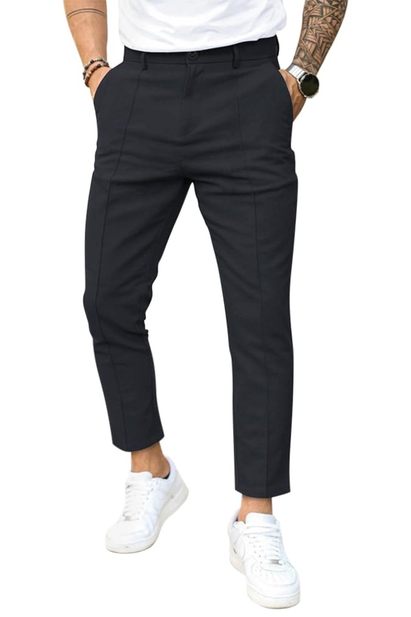 Chino broeken | Stretch | Slim fit | Skinny chino's | Herenbroeken-Boutique Moda