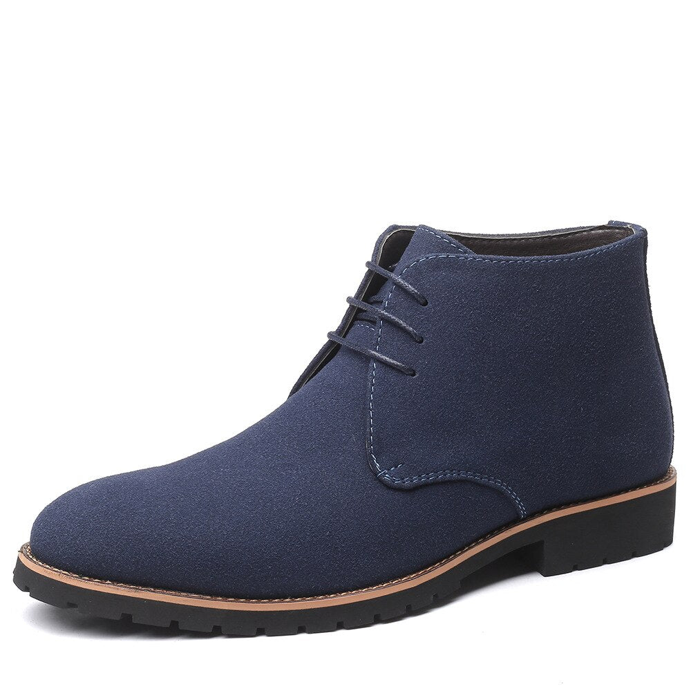 Chukka-laarzen | Elegante casual suède veterschoenen voor heren