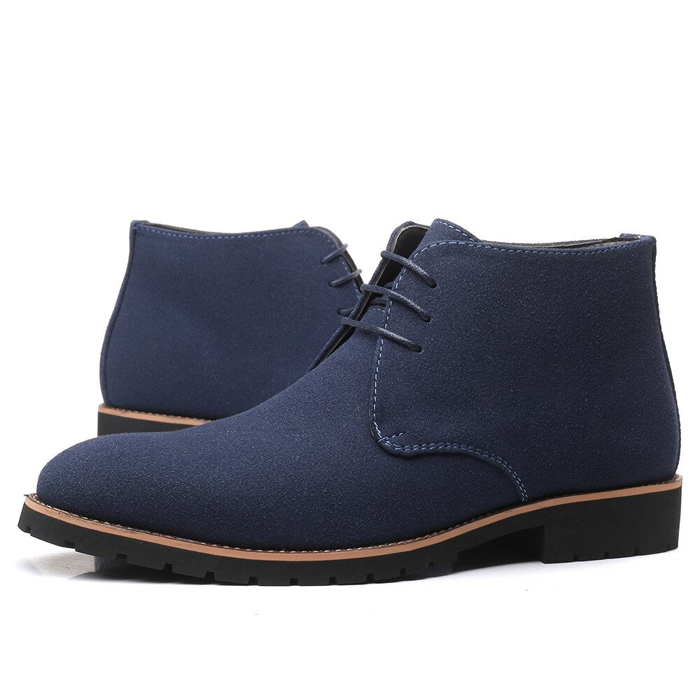 Chukka-laarzen | Elegante casual suède veterschoenen voor heren