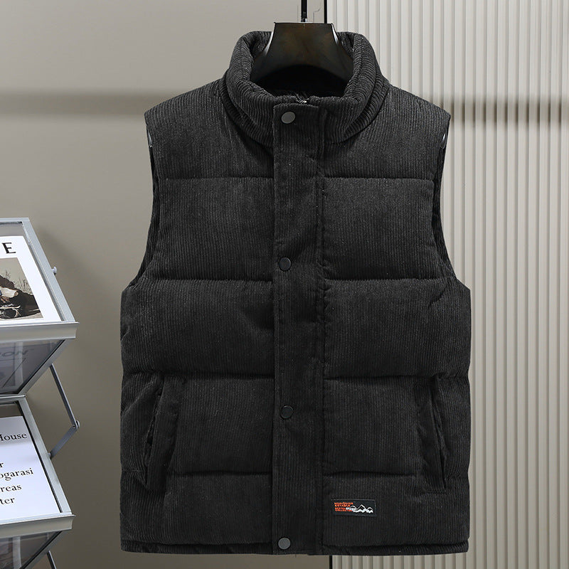 Corduroy vest - Mouwloos - Bodywarmer - Puffer vest - Heren gilet-Boutique Moda