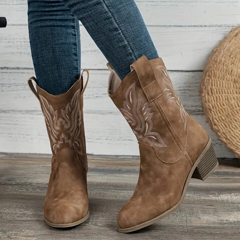 Cowboylaarzen voor dames | Geborduurd | Western | Cowgirllaarzen