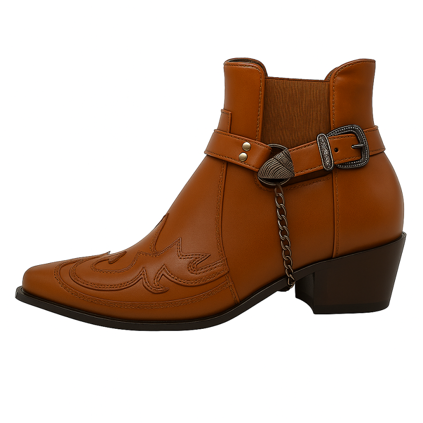 Cowboylaarzen | Western | Leer | Enkellaarzen | Herenlaarzen
