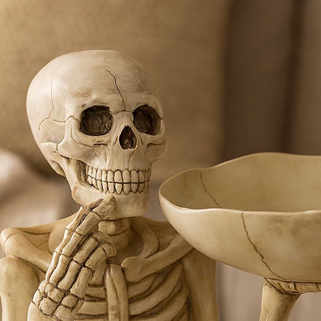 Skeletdecor - Schedelkom tafeldecoratie voor Halloween-Boutique Moda