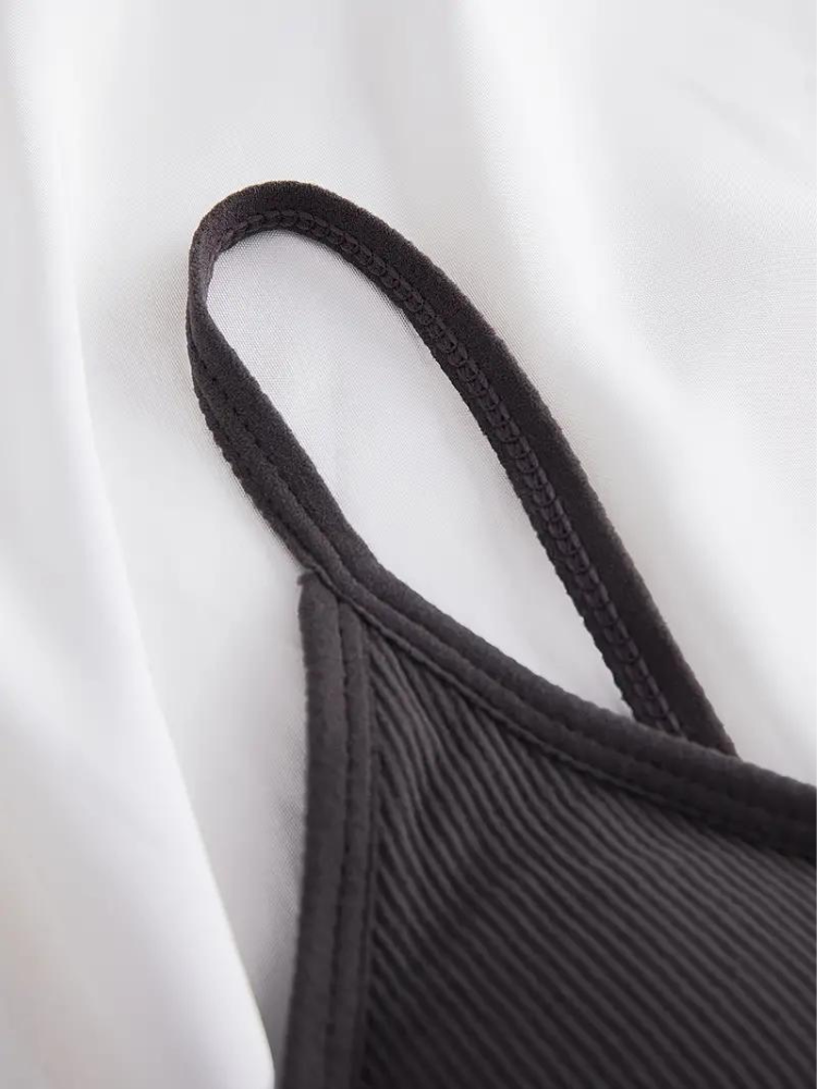 Diantha Beha Set | 3-Delige Geribbelde Draadloze Bralette Set-Boutique Moda