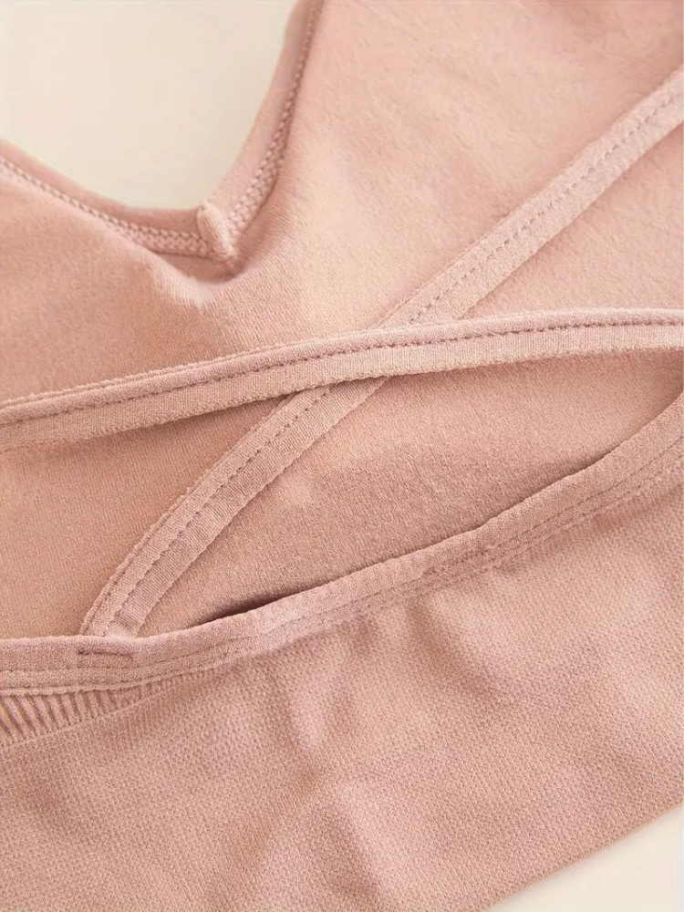 Diantha Beha Set | 3-Delige Geribbelde Draadloze Bralette Set-Boutique Moda